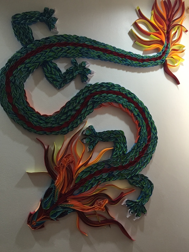 Dragon Paper Art Quilling