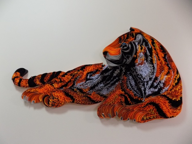 Tiger Paper Art Quilling